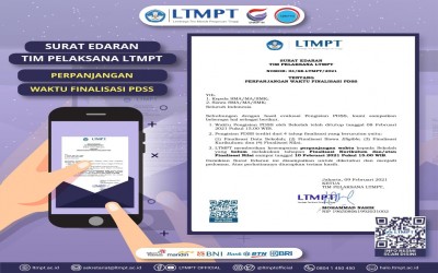 LTMPT Perpanjang Waktu Finalisasi PDSS Hingga 10 Februari 2021